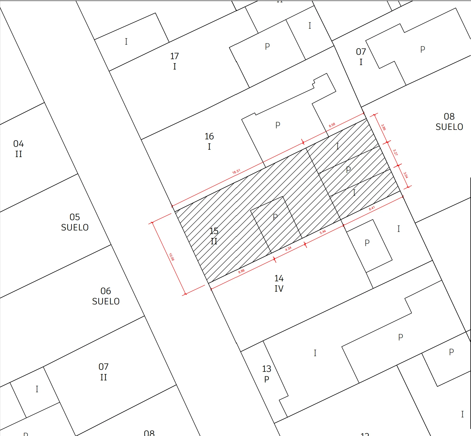 Plano de emplazamiento de la vivienda
